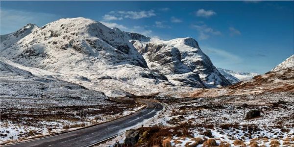 Road Through Glencoe - Canvas Print