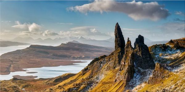 Old Man of Storr and Cuillins - Canvas Print