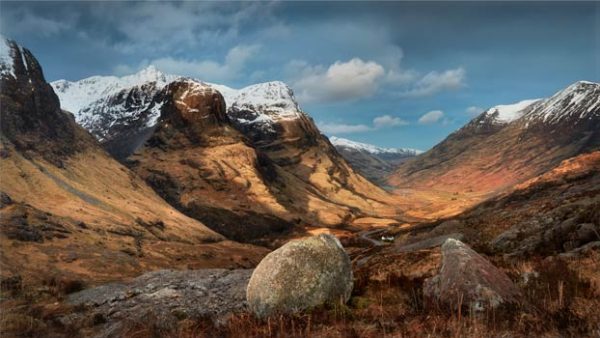 Glencoe Stones - Scotland Canvas