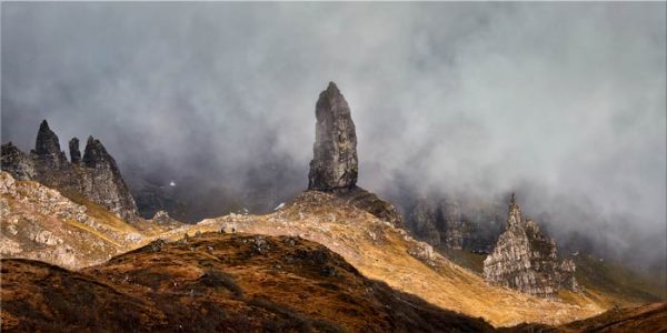 Misty Old Man Storr - Canvas Print