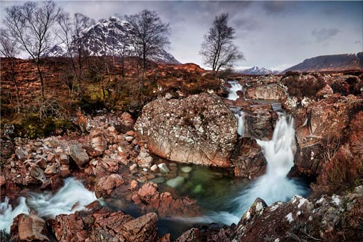 Coupall Falls Glencoe - Scotland Canvas