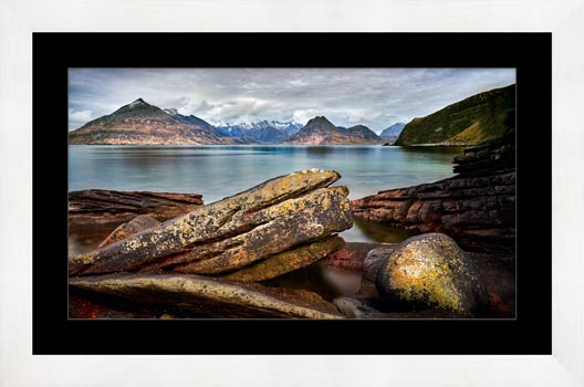 Elgol Beach Rocks - Framed Print with Mount