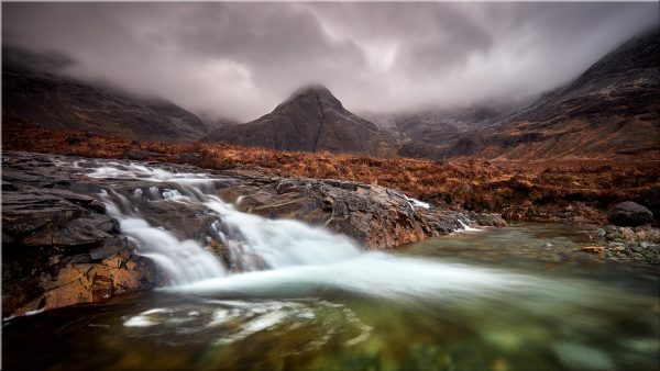 Fairy Pools Swirl - Canvas Print