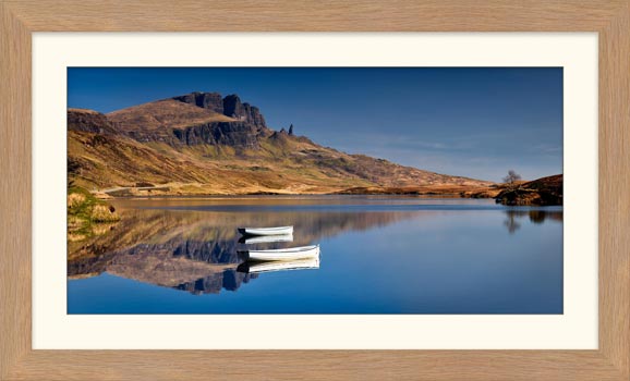 Peaceful Morning at Loch Fada - Framed Print with Mount