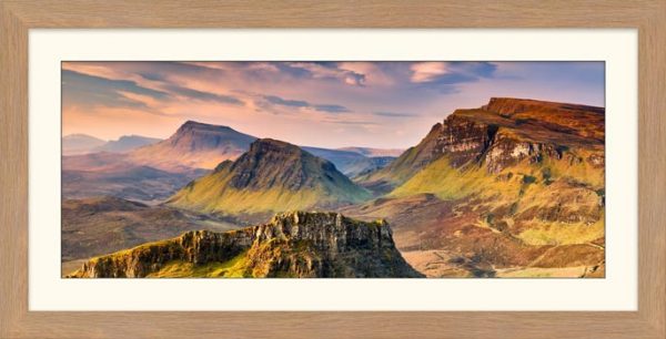 Trotternish Mountains Isle of Skye - Framed Print with Mount