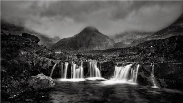 Showers Over Fairy Pools - Canvas Print