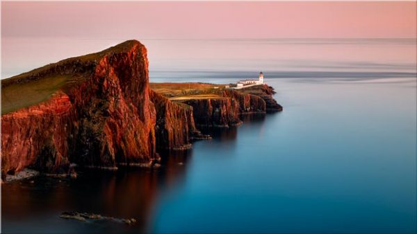 Calmness at Neist Point Lighthouse - Canvas Print