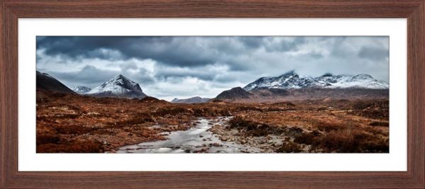 Glen Sligachan Panorama - Framed Print with Mount