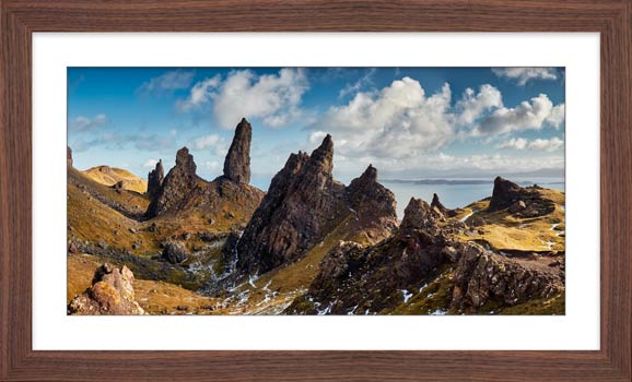 The Leaning Towers of Skye - Framed Print with Mount