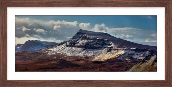 Winter on the Trotternish Mountains - Framed Print with Mount